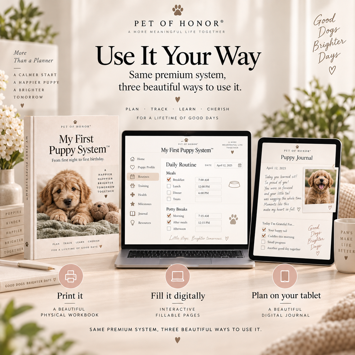 My First Puppy System™ — From First Night to First Birthday