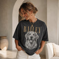 PET OF HONOR custom pet portrait Comfort Colors tee lifestyle main image