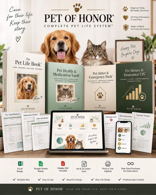 Complete Pet Life System all-in-one digital pet care organizer hero