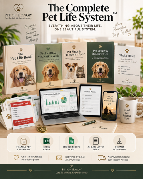 Complete Pet Life System four digital systems and START HERE overview