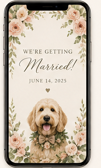 Romantic Botanical social phone version example